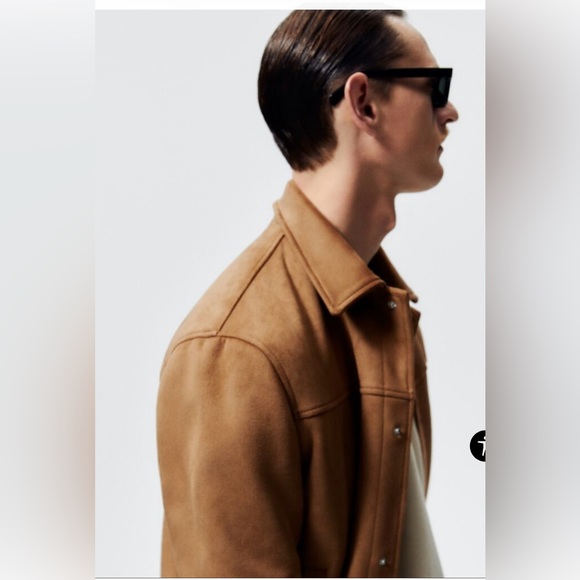 NWT  Zara Casadora  Faux Suede  jacket for men’s Size XL - Picture 4 of 12